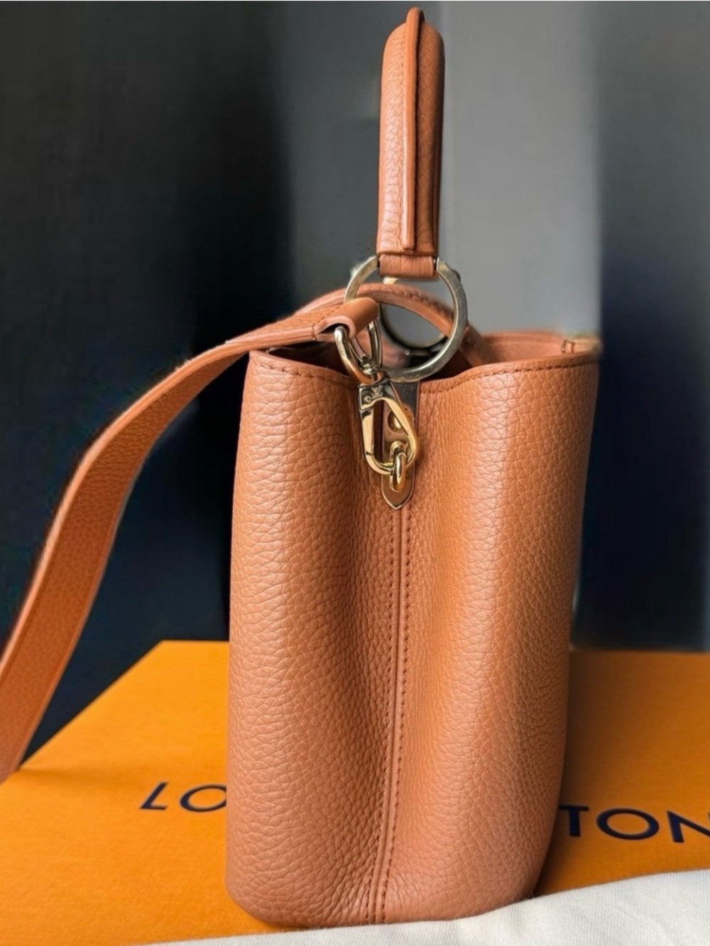 Louis Vuitton Tan Capucines BB - Picture 4 of 12